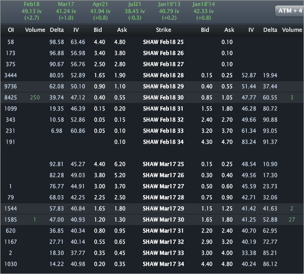 SHAW_Options