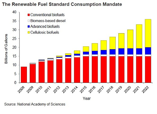Renewable Fuel Standard Consumption Manadate1
