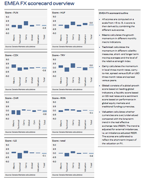 EMEA FX Scorecard Overview