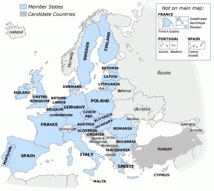 Map-Of-The-European-Union