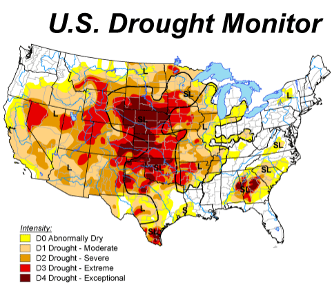 US drought monitor