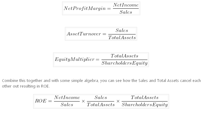 Dupont Chart Analysis