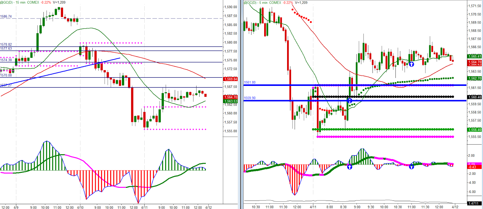 Gold: 15 Minute