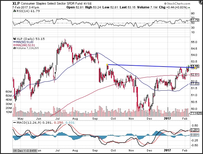 XLP Daily Chart