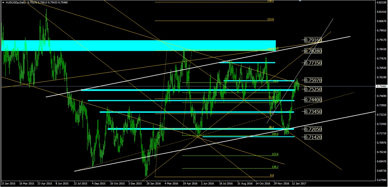 Daily Analysis AUD/USD Jan 30 Chart