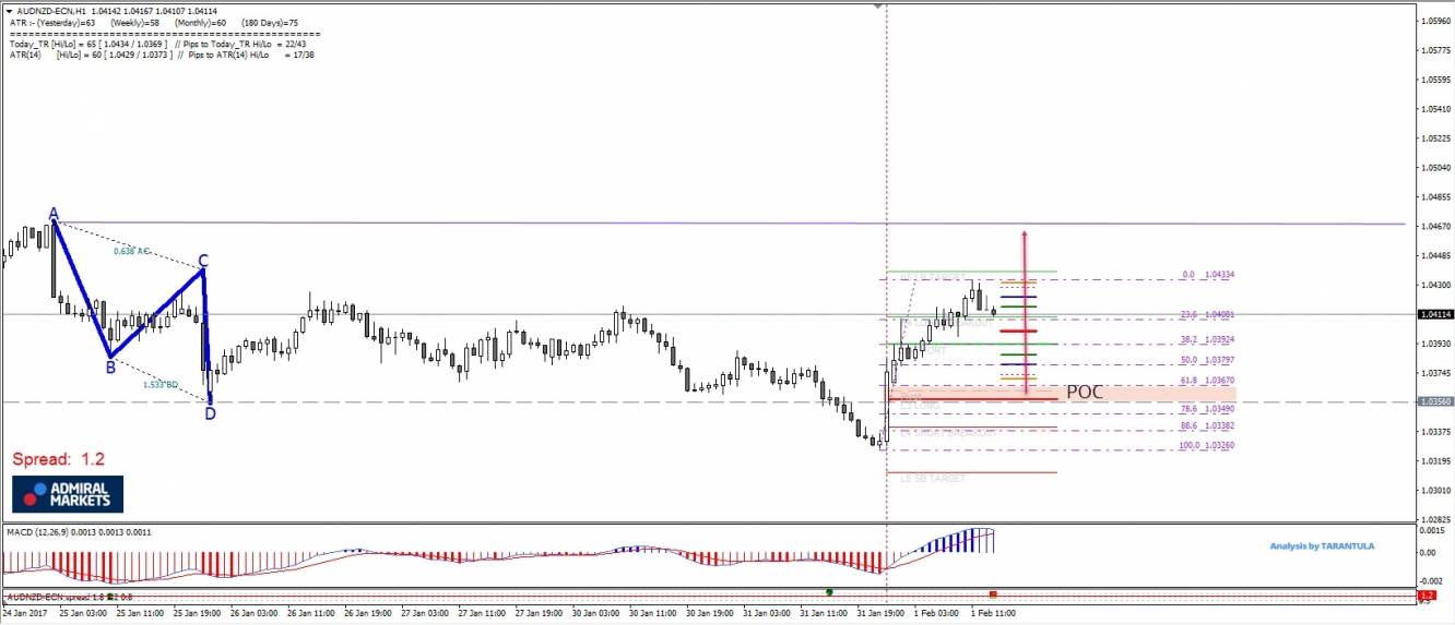 AUD/NZD Hour Chart