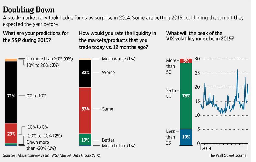 Hedge Funds Expectations for 2015