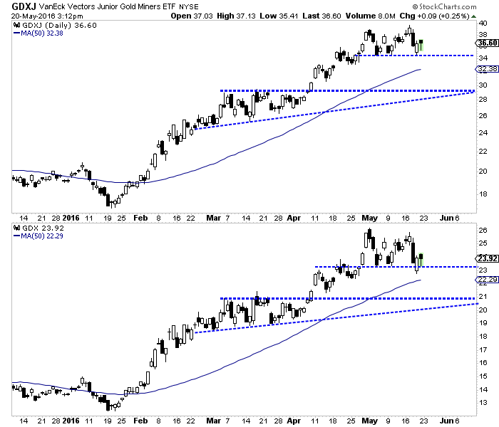 GDXJ Daily Chart