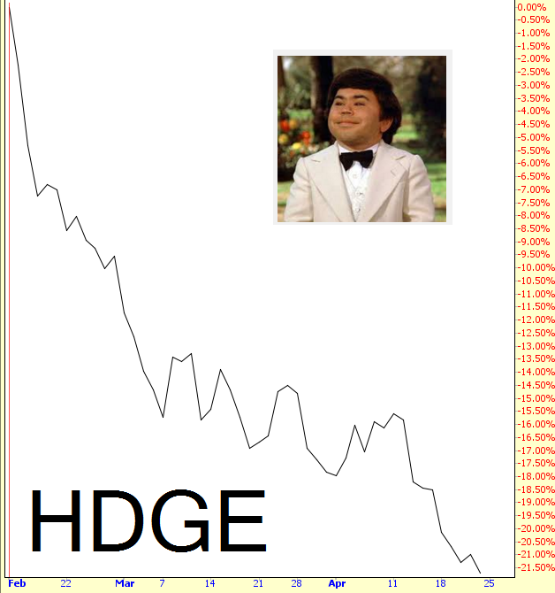 HDGE Chart