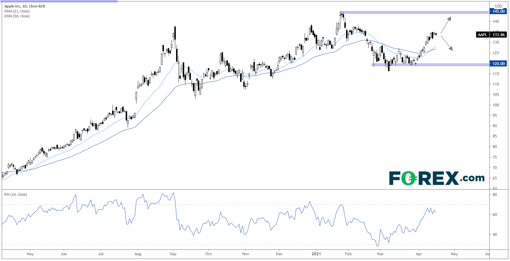 Apple Inc Daily Chart