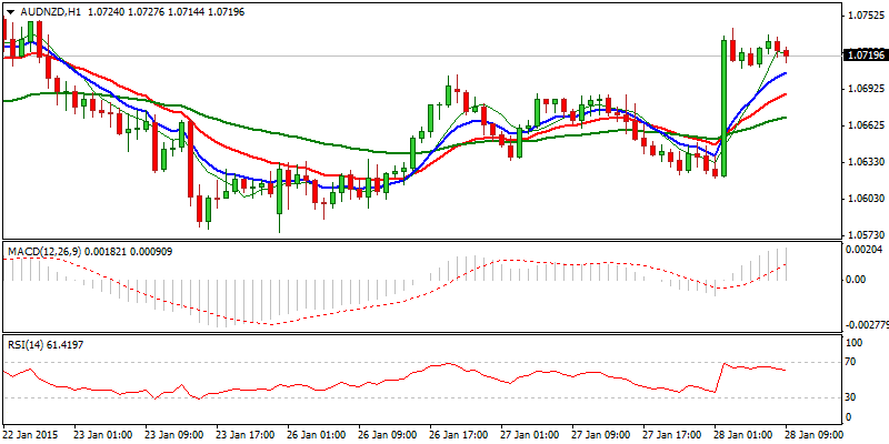 AUD/NZD Hourly Chart