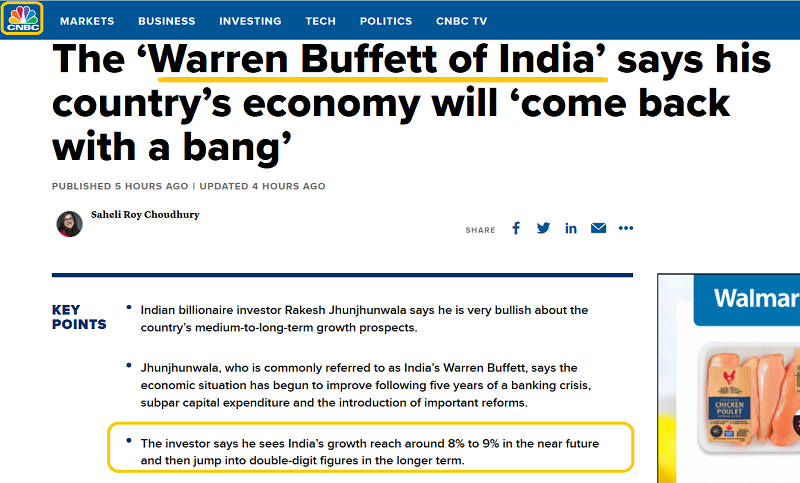 CNBC On India's Economy