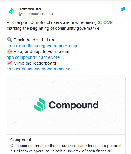 Tweet By Compound