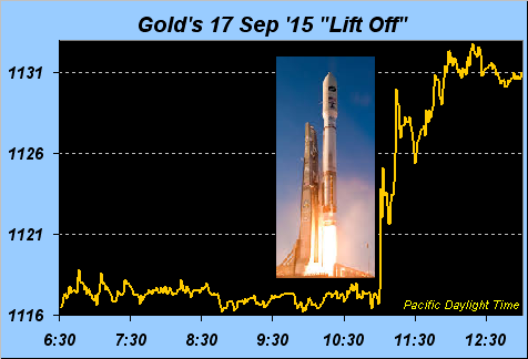 Gold's 17 Sept. 'Lift Off'