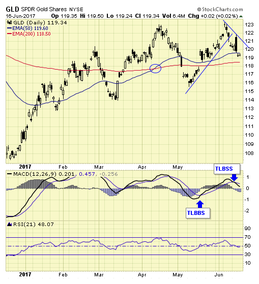 GLD Daily Chart