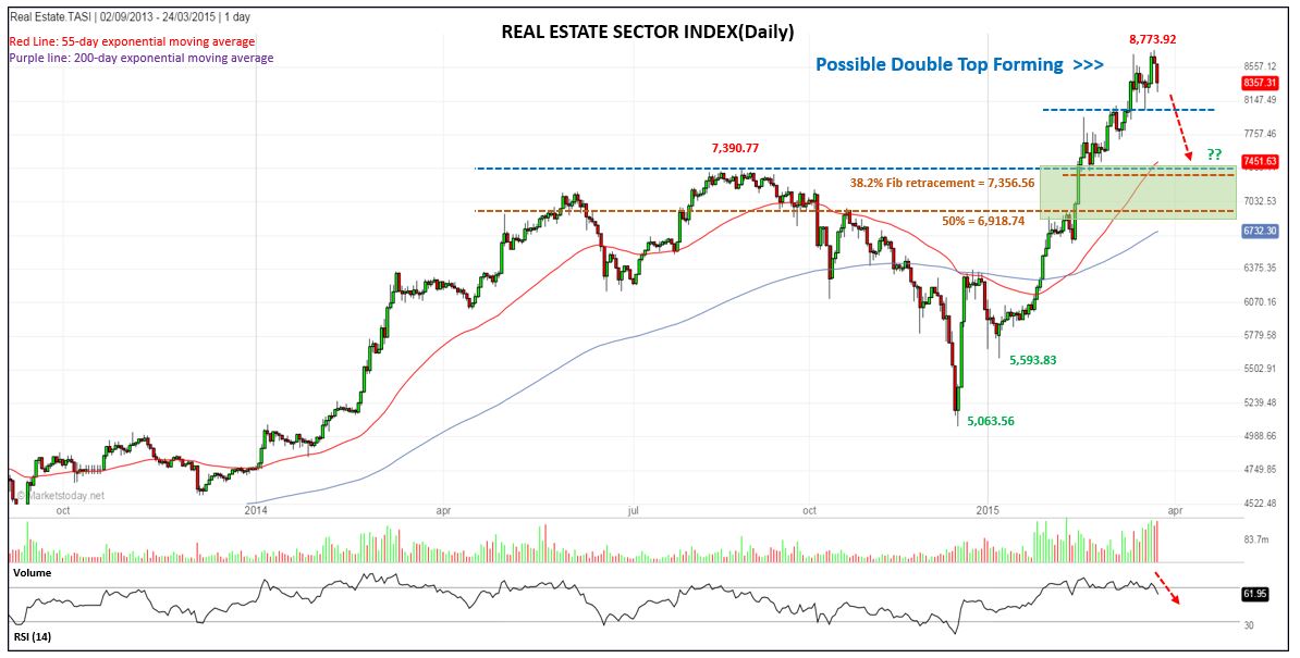 Real Estate Sector Index (Daily) 