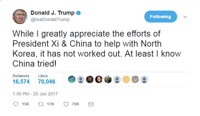Donald Trumph Tweet