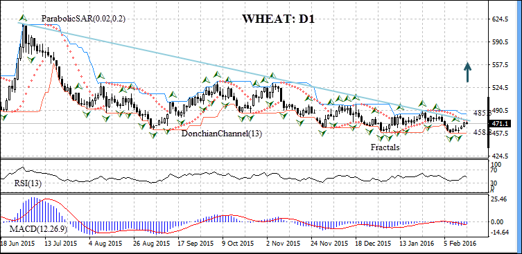 Wheat Daily Chart