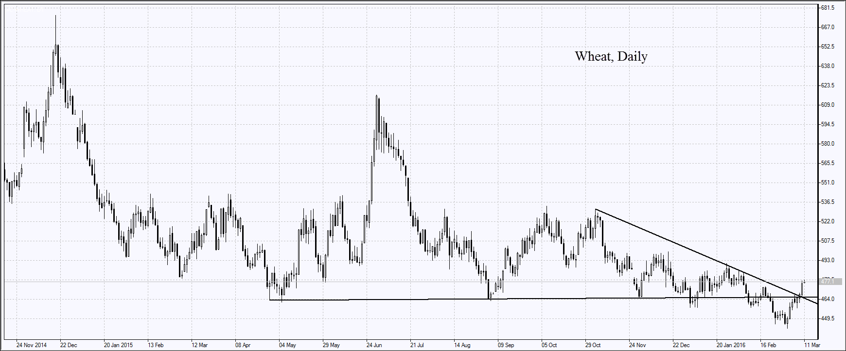 Wheat Daily Chart