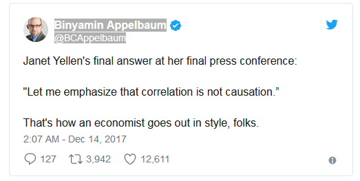 Binyamin Appelbaum Tweet On Yellen