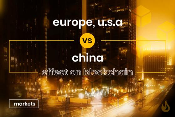Escalating Tensions Between Europe and the USA, and China: The Effect on Blockchain