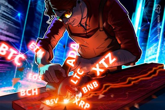 Price Analysis 5/25: BTC, ETH, XRP, BCH, BSV, LTC, BNB, EOS, XTZ, ADA