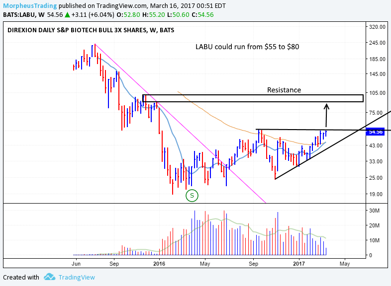 LABU Weekly Chart