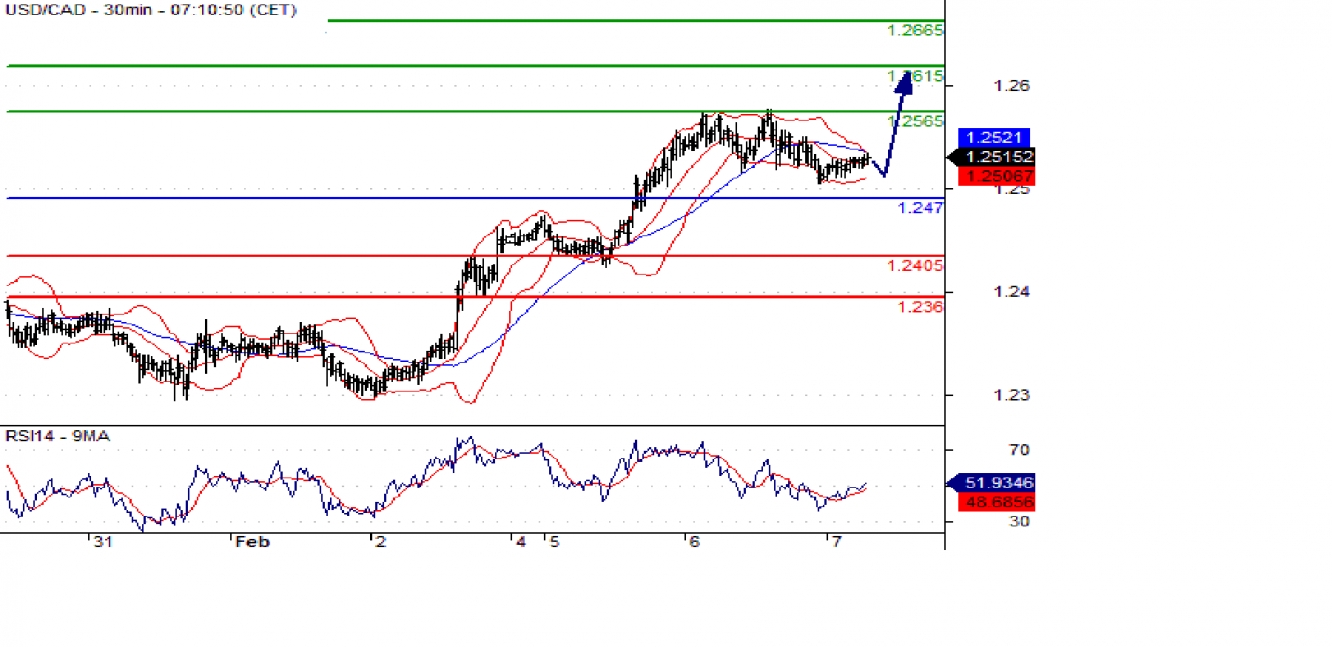 USD/CAD 30m Chart