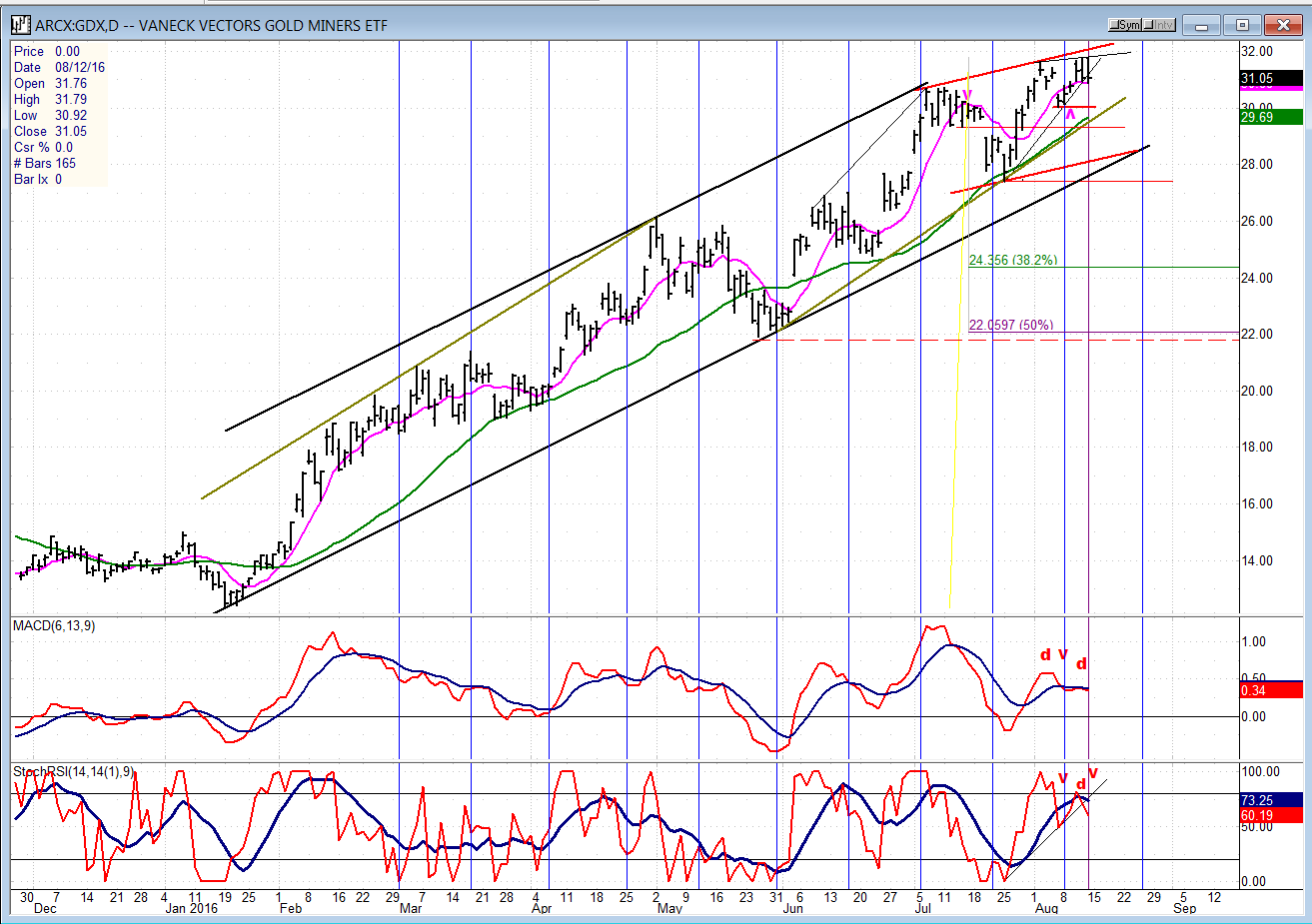 GDX Daily Chart