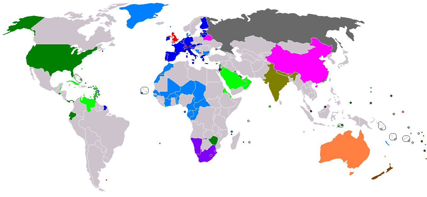 Национальные валюты на карте. Страны использующие рубль. Карта использования евро. Страны где валюта называется доллар карта.