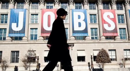 © REUTERS. The U.S. economy added 290,000 jobs in February. Unemployment fell to 5.5 percent, versus 5.7 percent in January, according to the U.S. Bureau of Labor Statistics