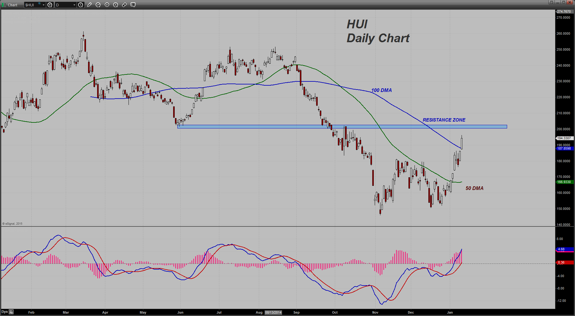 HUI Daily