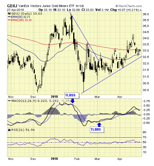 GDXJ Daily Chart