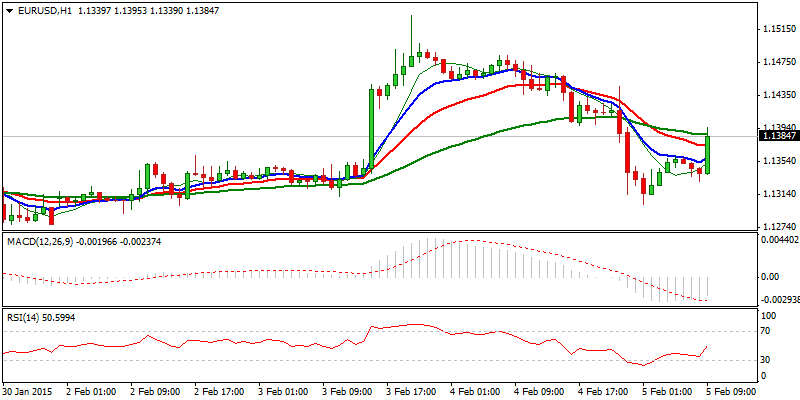 EUR/USD Hourly Chart