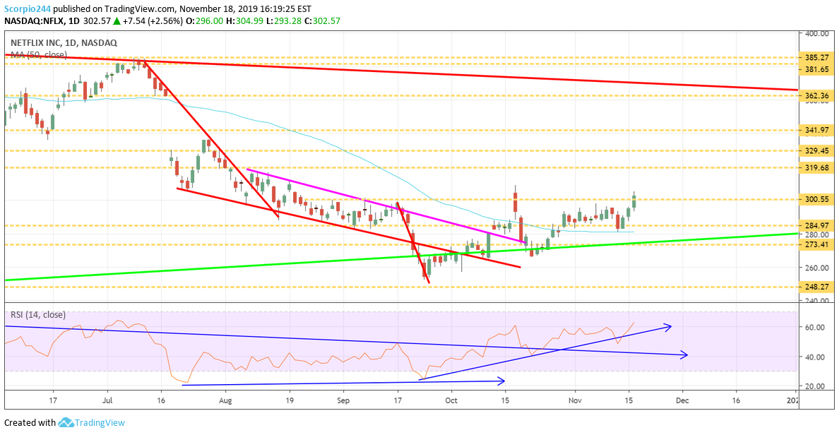 Netflix Inc Daily Chart