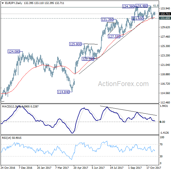 EUR/JPY Daily Chart