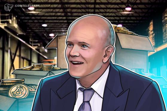 Mike Novogratz has 50% of net worth in crypto, advocates up to 5% for investors