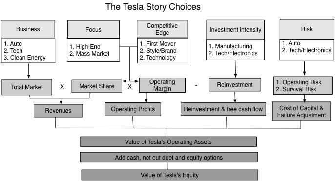 Tesla Story Choices