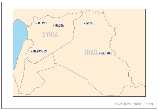 Map Of Syria And Iraq