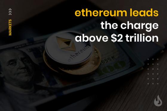 Ethereum Leads The Altcoin Surge As Crypto Market Cap Exceeds $2 Trillion