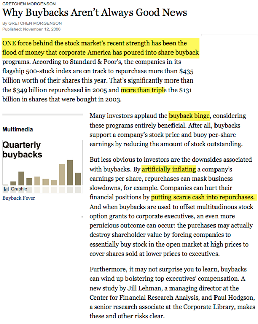 Buybacks