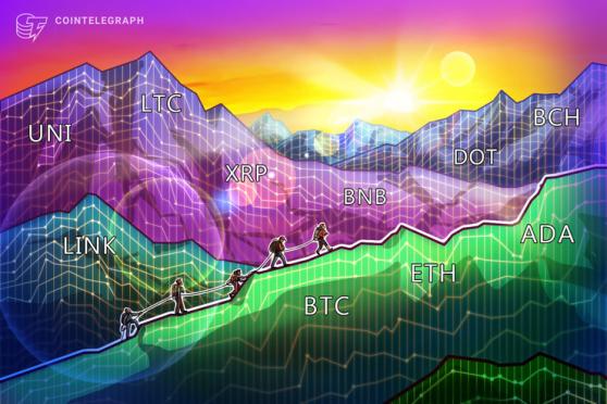 Price analysis 3/5: BTC, ETH, ADA, BNB, DOT, XRP, UNI, LTC, LINK, BCH