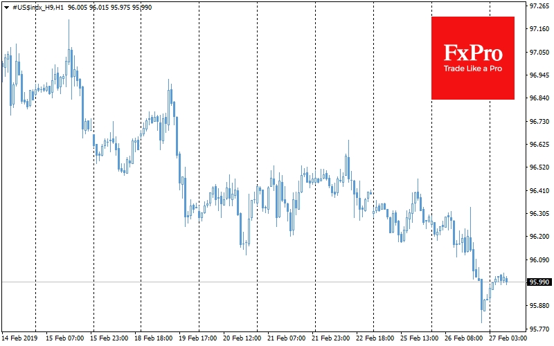 The demand for dollar has grown along with the pressure on stocks