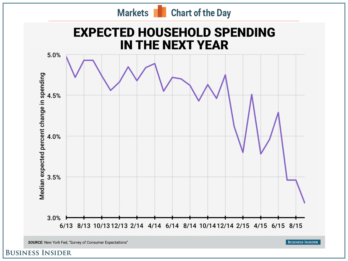 Expected Household Spending in the Next Year 2013-2015
