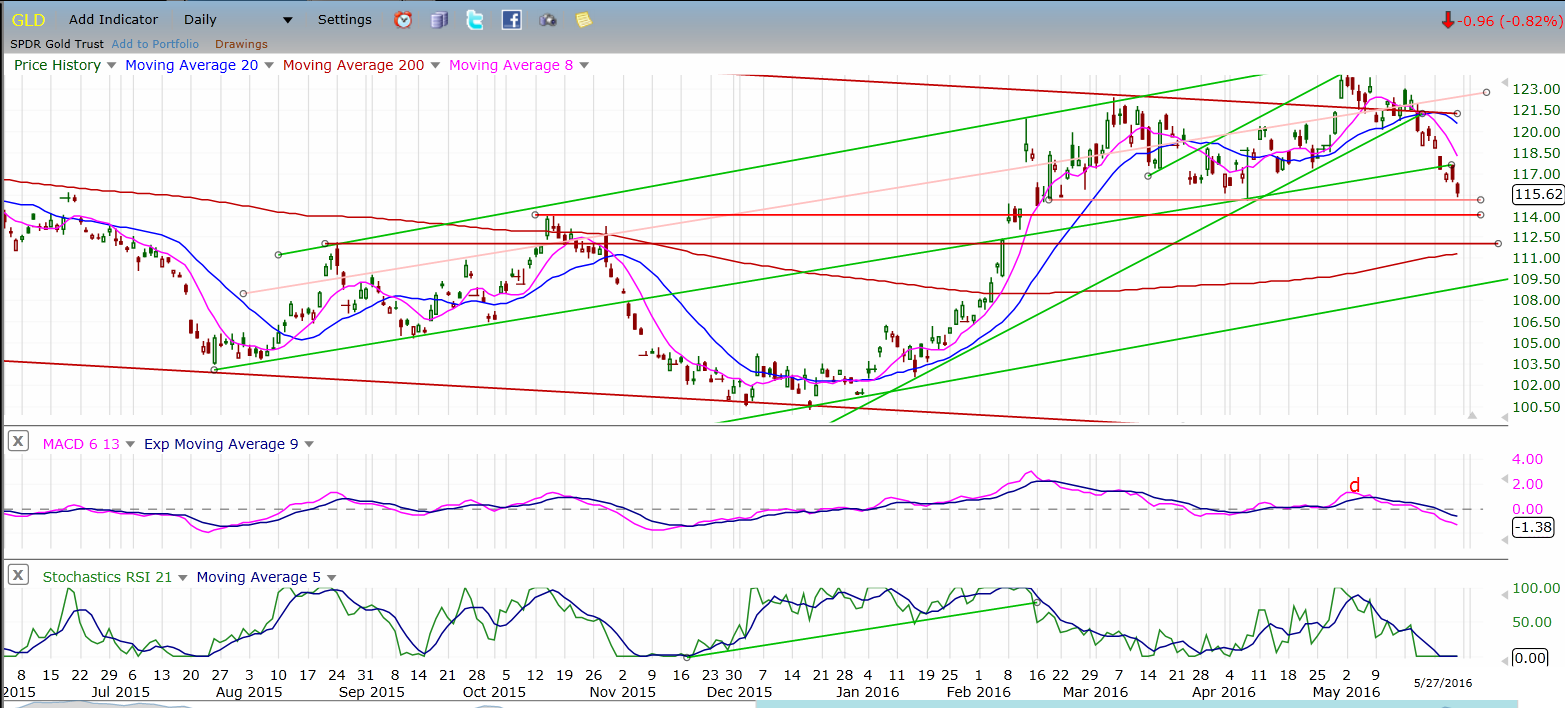 Gold ETF Daily Chart