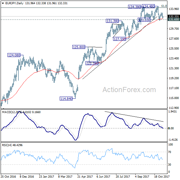 EUR/JPY Daily Chart