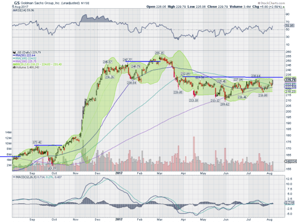 Goldman Sachs Daily Chart