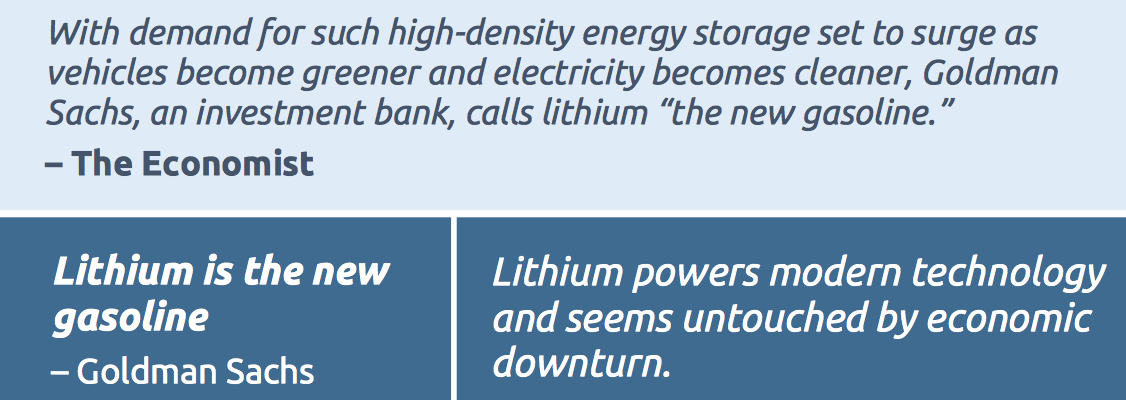Lithium's Rosy Outlook