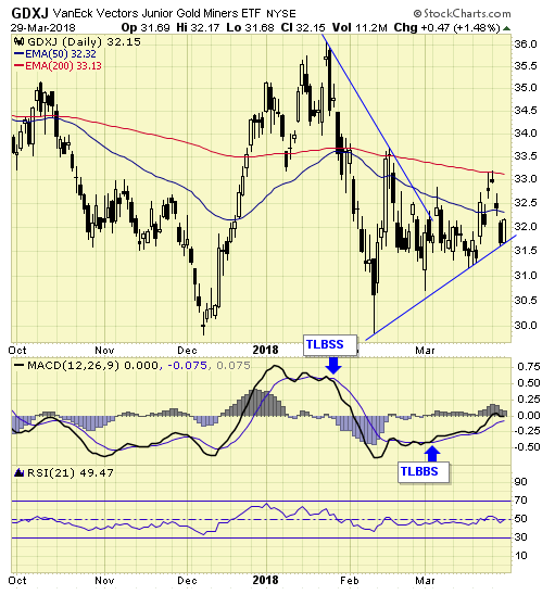 GDXJ Daily Chart