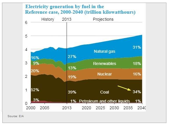 Electricity Generation By Fuel In The Reference Case